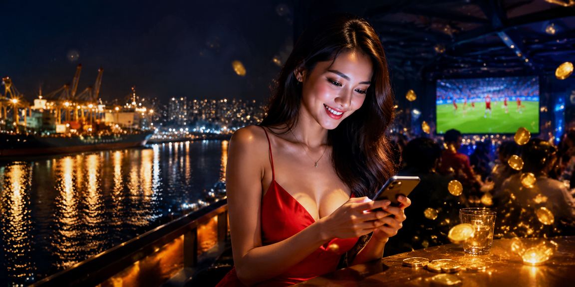 Thành viên trẻ tại Hải Phòng đang xem cấp độ VIP và số điểm tích lũy trên điện thoại di động